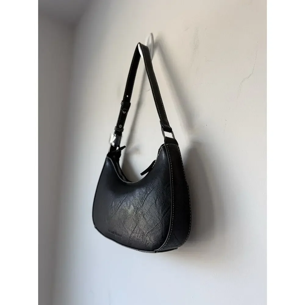 Rein and Bridle Black Faux Leather Women's Purse Western 12x7x2 NWT SLAH018